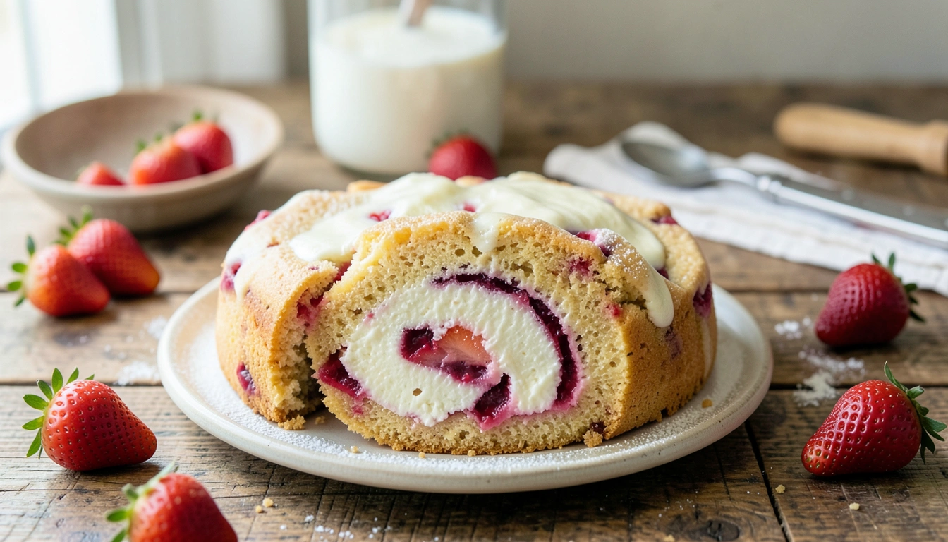 시트부터 크림까지! 성공적인 딸기 롤케익 레시피의 황금비율